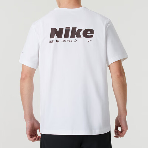 耐克（NIKE）男夏季Dri-FIT速干运动套装 跑步健身训练服潮流时尚冰丝休闲衣裤 HV4882/白色短袖T恤 上装 S