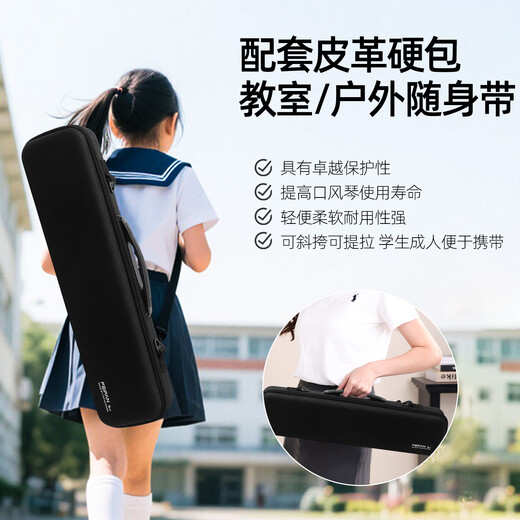 FEIFAN飞繁口风琴37键小学生专用初中生儿童成人专业演奏级EX37耀光黑