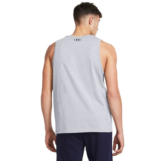 安德玛（UNDERARMOUR）春夏Sportstyle男子训练运动背心1382883 钢色035 XL