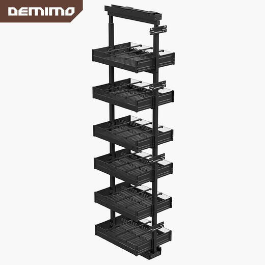 Ni Zhier Demimo Gaoshen Draw Basket Gabinete de cocina Big Monster Big Multi-Layer Draw Draw Basks Bebidas de vino Gabinete Estrecho Actualizado 200 Gabinete 5 La capa 510-Digh 1585-188 Tipo de múltiples capas _linked