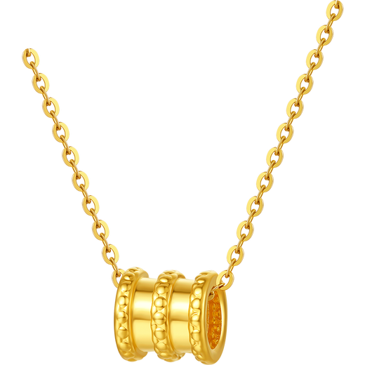 Saturday blessing 5D hard gold small waist gold pendant girl birthday gift price A0414677 about 0.22g without chain