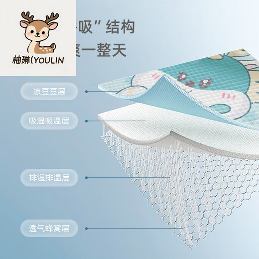 Yulin (Youlin) bébé Summer Urine séparateur PAUT HAPPEPT ICE SILK SILLE LA TAILLE MÈRE ET LA CLASSE DE BABÉ