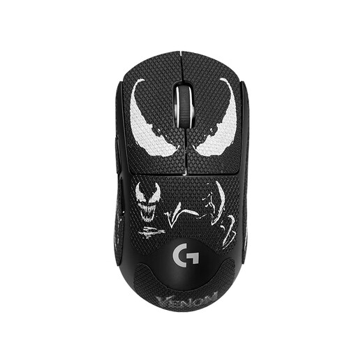 Fire Rhinoceros GPW1 Generation Maus Anti-Rutsch-Aufkleber Bullshit King Generation Aufkleber schweißabsorbierende Anti-Rutsch-Anti-Kratz-E-Sport-Spiel-Mausaufkleber GPW Generation Black Venom All-Inclusive