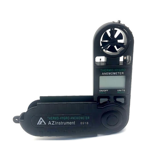 Kezhitu Hengxin AZ folding anemometer handheld anemometer air meter air volume meter air speed accuracy meter compass weather vane AZ9871 split air speed recorder with thermal sensitive