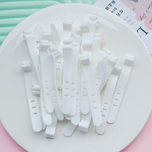 数据线扎带绕线器可调节桌面收纳神器耳机线理线器 黑色一个装特价版