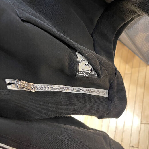 耐克（NIKE）官方卫衣男装上衣秋季新款CNY龙年限定加绒休闲运动服连帽套头衫 HJ3882-010黑/淡象牙白 L