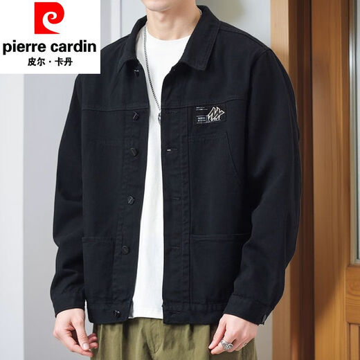 皮尔卡丹（pierre cardin）外套男款春秋季2025新款衬衫翻领秋装男士工装夹克初秋褂子上衣服 【升级版】K12806卡其 2XL 【建议140-160斤】