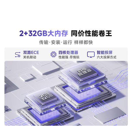 Vidda Hisense TV 55-inch R55 2025 model first-class energy efficiency 144Hz high brush 2+32G trade-in national subsidy gaming LCD TV 55V1KD-R