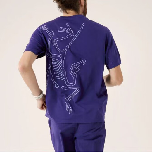始祖鸟（ARC'TERYX）加拿大代购*始祖鸟Cormac Arc'bird  logo男背后大鸟标 短袖X9721 音速紫X9721 L