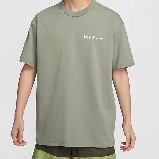 
Nike (NIKE) short-sleeved T-shirt for men 2025 summer new sportswear trendy printed round neck half-sleeved shirt casual top pure cotton hf6172-053 gray 100 S /165/recommended-120Jin[Jin equals 0.5 kg]