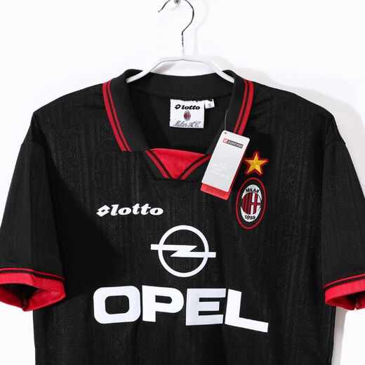 AC Milan 1997/9896 Short Belleaved 98AC Season Season With Classic Retro Jersey Maldini Football 2xl