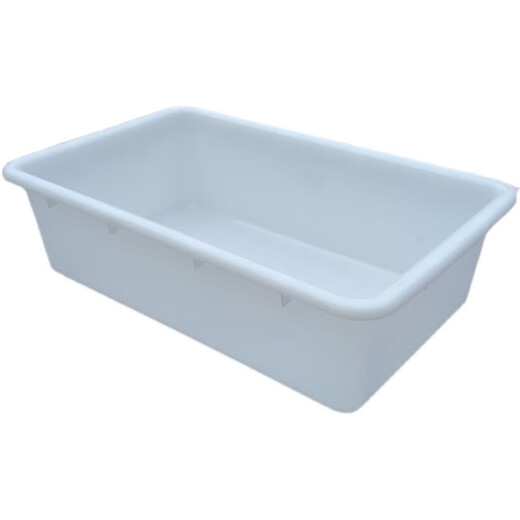Rectangular White Pequeño plástico Cuenca de plástico grande Reproducción Engrosada Piezas de cobertura Caja de recambio Caja de rotación Caja de goma G2Y2 No. 7 White Basin 695*430*200