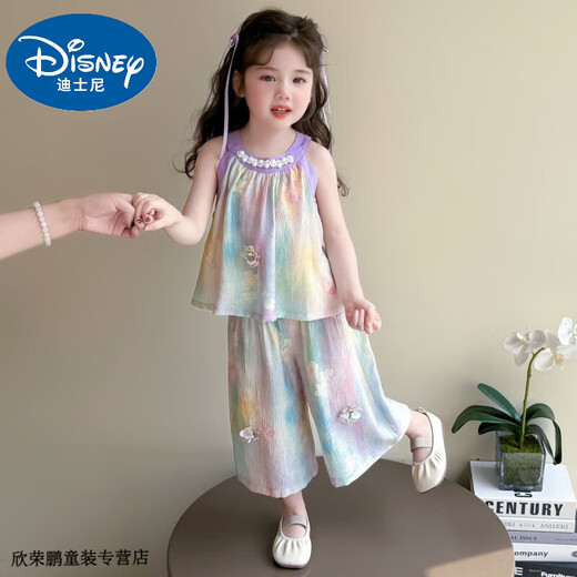 Disney Baby Girls traje 2025 nuevo traje de verano de moda