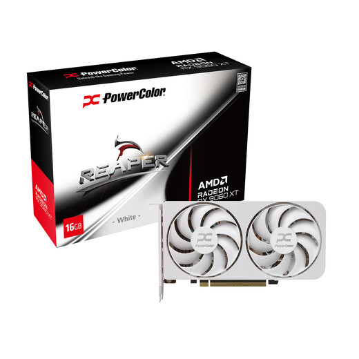 撼讯AMD RADEON RX 9060XT游荡者白 16G电竞游戏独立显卡台式机独显