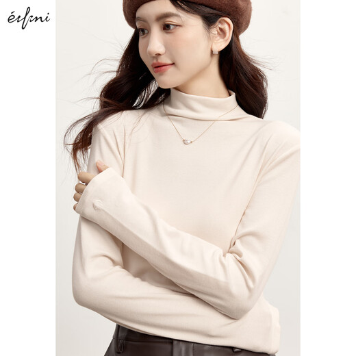 Eveli (Eifini) Gift-eveli Versatile Base Shirt for Women in Automne Nouveau intérieur basique Us