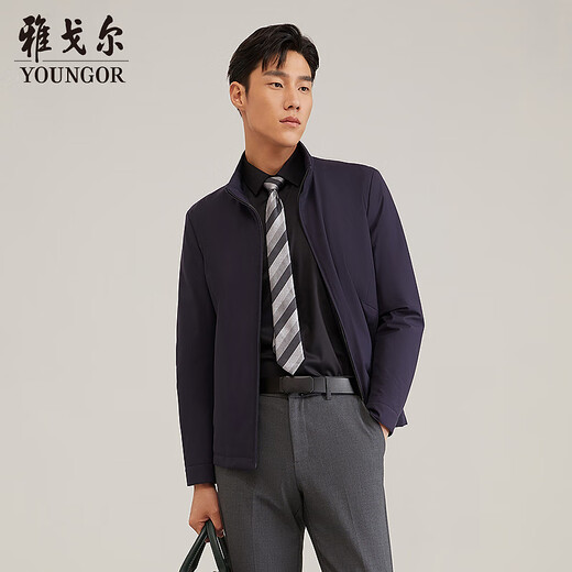 Youngor men's executive jacket autumn new official senior business lapel cotton jacket 429976