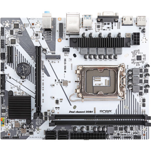 昂达（ONDA）CPU主板套装 H610-VH4-W 14-12主板+英特尔(Intel)  12代酷睿 i3-12100 板U套装