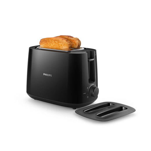 Philips (PHILIPS) HD2582 toaster toaster household slice heating sandwich breakfast machine small HD2582 black