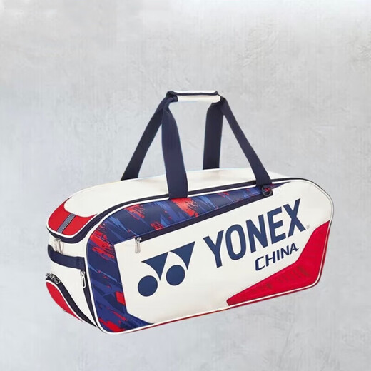 Yonex YONEX new 2024 national team badminton bag single and double shoulder handheld square bag large capacity men and women sports ball bag backpack 9226 gold