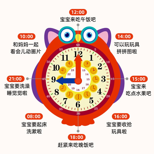 Shantoulin pueblo 6-en-1 tablero de relojes para niños tablero de construcción de madera rompecabezas rompecabezas rompecabezas cognición meteorológica educación temprana juguetes de reloj de madera-ily
