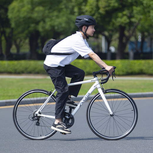 喜德盛公路自行车25款Rc200成人车14速变速车 白灰700C*480MM