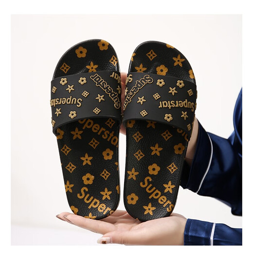 Zapatillas Ximuwei para mujeres 2023 Baño de interior sin deslizamiento Interior Interior Otoño de otoño e invierno Al aire libre Wear Internet Versión coreana Sandalias Brown 38-39