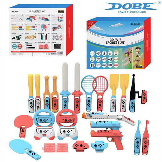 Switch original Sports Somatosensory Sports Set Accesorios de Racket Sports OLED Props NS DoBe Original Sports Sports 30 en 1