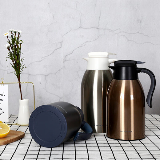 
Lock Lock (LOCK/LOCK) wonderful thermal insulation pot household kettle large capacity 304 stainless steel kettle simple office LHC6630FU_1.6L