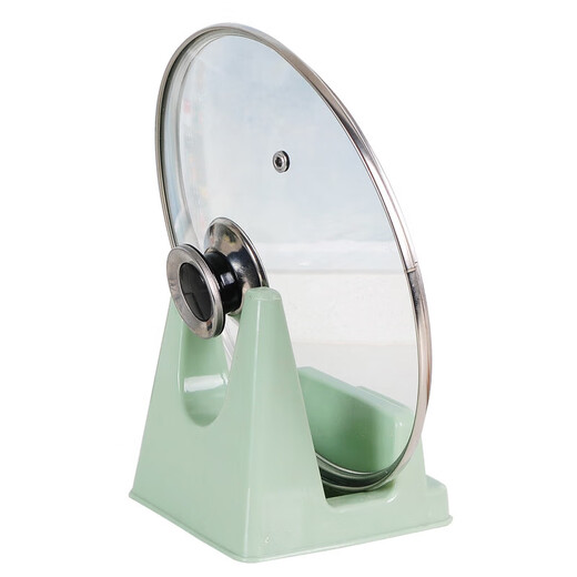 Kitchen pot lid rack storage rack pot lid rack countertop chopping board rack spatula storage rack exclusive for live broadcast Jingxi price 1 piece random color