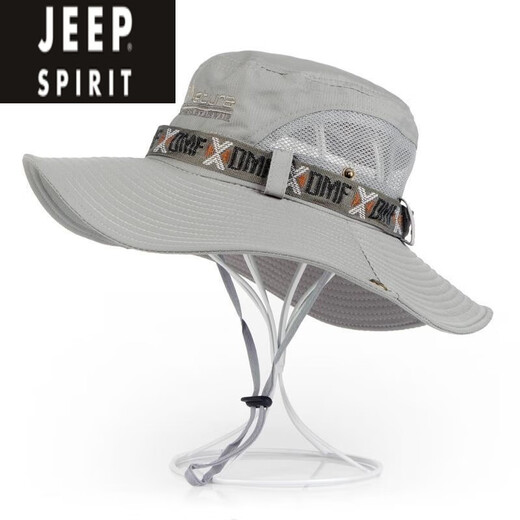 Jeep (Jeep) [3893 People Collection] Fisherman Hombes hombres Verano al aire libre Protección solar Sol Gat Sol Sol Sun Men Tamil de arena Green Ejército Promedio