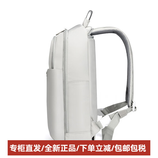 新秀丽（Samsonite）色通勤时尚简约聚酯纤维电脑包旅行包书包背包双肩包男女同款情侣 基础装(包+吊牌)