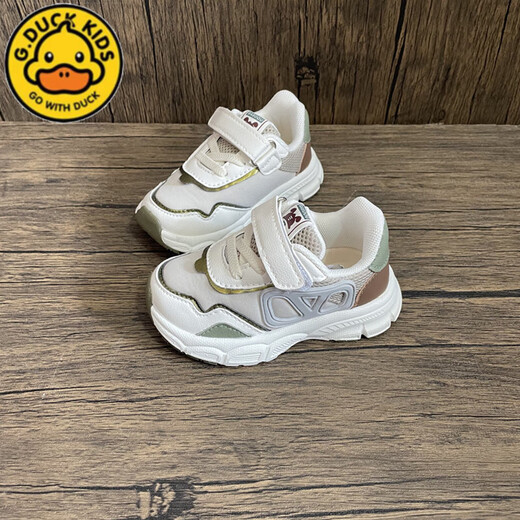 
G.DUCKKIDS little yellow duck children's shoes 25 spring and autumn style baby shoes for boys and girls Babu toddler shoes for children's functional shoes for children non-slip and transparent 9227 light pink spring and autumn style leather surface 27 inner length 16.5cm