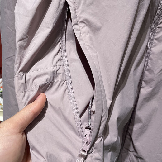阿迪达斯 （adidas）七夕赠礼2024夏女款轻薄透气速干防晒UPF50+休闲皮肤衣外套 IS0277_紫粉 S