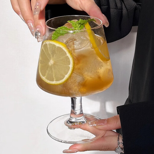 Xuanxue cocktail glass wine glass high-looking glass mixing glass foreign wine glass goblet brandy cup beverage juice brandy glass 480ml 2 pieces