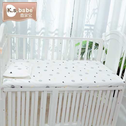 Xiqinbao kindergarten sheet and pillowcase two-piece set (excluding core) baby bedding crib sheet cushion cover