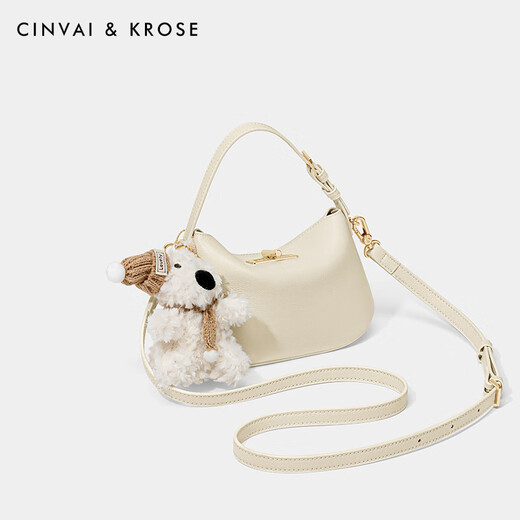 Bag Cinvaikrose Bolsas Crossbody Bag Women's 2025 New Hand Bucket Bag Bagón de lingote de estilo coreano Beige