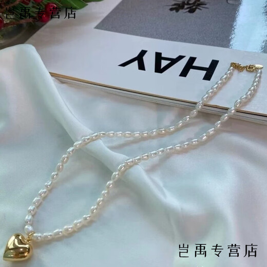 Flash engraved old Phoenix Korean love pearl pure silver necklace fairy versatile style medium necklace Lao Fengxiang same style
