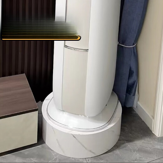 Suitable for air conditioner base heightening bracket suitable for Haier Universal Square and Round Vertical Cabinet Bracket Mat U1-Pure White Height 10cm Diameter 40cm Wall