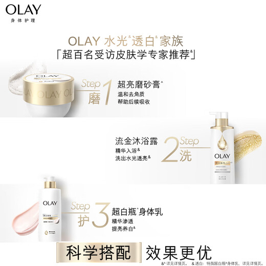 OLAY's new ultra-white bottle of whitening body milk niacinamide brightening 520g light and moisturizing moisturizing and moisturizing for men and women