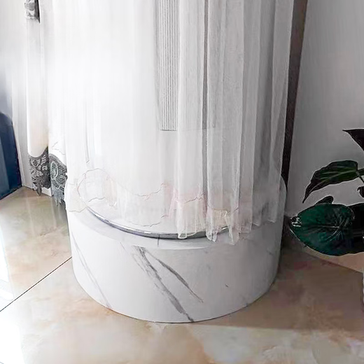 Suitable for air conditioner base heightening bracket suitable for Haier Universal Square and Round Vertical Cabinet Bracket Mat U1-Pure White Height 10cm Diameter 40cm Wall