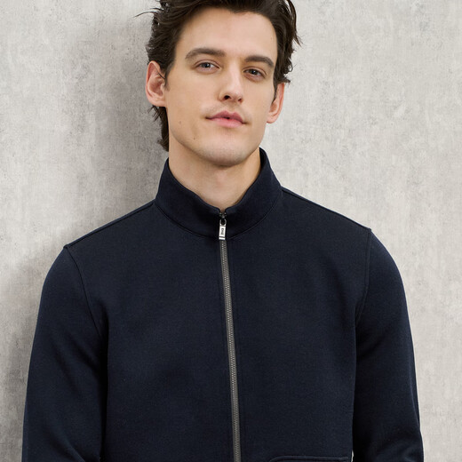 EMZ Ordos wool-containing fabric men's jacket tops warm and antibacterial 25 autumn and winter new style