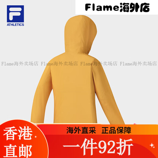 斐乐（FILA）FILA 官方女士上衣两件套2025春季新款户外运动基础连帽 深黑-BK S160/80A/S 均码