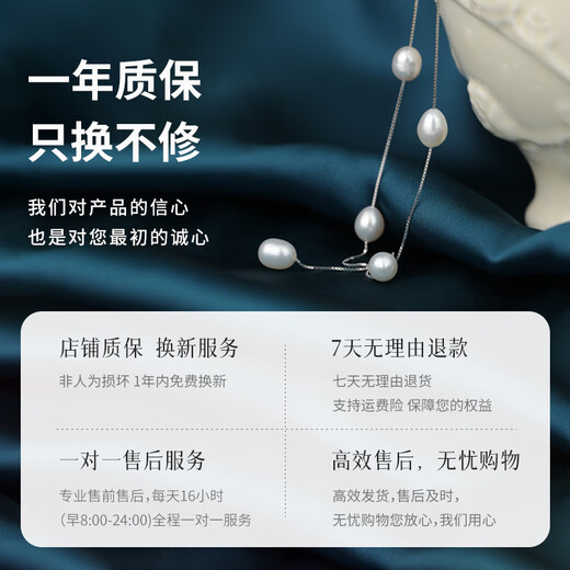 Manhe S925 Silver Freshwater Pearl Necklace Women's 2025 New Pendant Jewelry Wife's Birthday Gift for Girl Friends