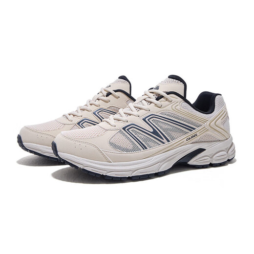 
Camel (CAMEL) mesh breathable jogging women's shoes retro casual sports shoes K25B09L7028 light beige/black 37