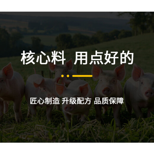 Piglet nursery feed 6% premix core feed for pigs, good palatability, fast weight gain, mixed feed additive for pigs, 6% core feed for suckling pigs, 1 bag, 6 Jin Jin is equal to 0.5 kg