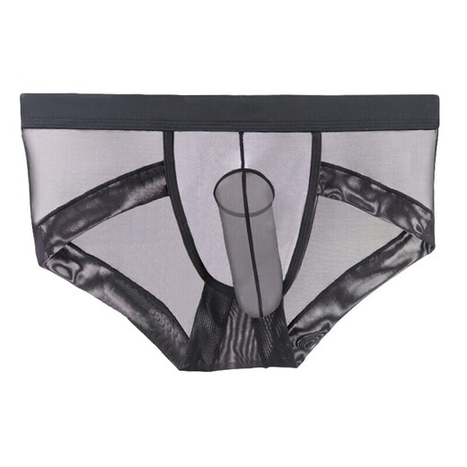 Ji Yu men's sexy lingerie panties for masturbation, special aircraft thong for men and women, transparent JJ gun egg separation bag, black transparent JJ sleeve, special aircraft jersey for boys, one size fits all, recommended 100-170Jin Jin equals 0.5kg, 160-180cm