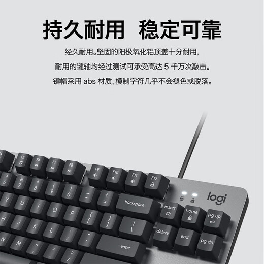 Logitech[] Logitech Games Office Machinery Keyboard Red Blue Axis 84-key Desktop Computer Special Pink Official Standard_Red Axis