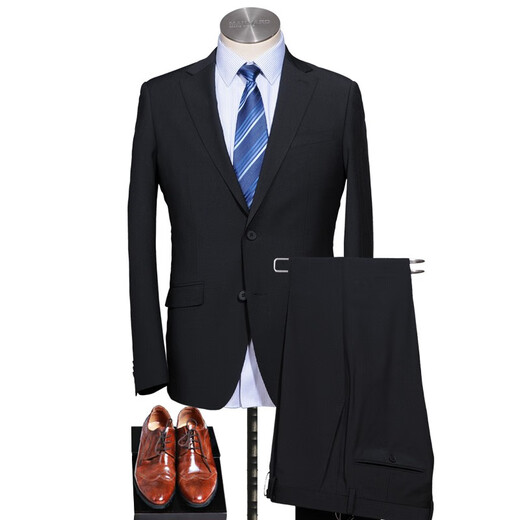 MAILYARD/Meierya suit suit wool business slim men's professional suit work clothes 388 black 175B /AB6