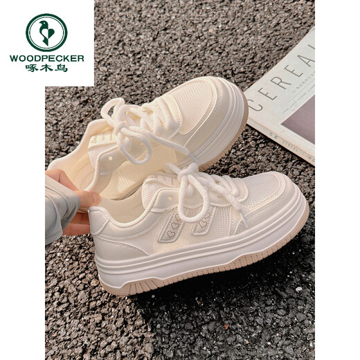 Spechts Sommer -Frauenschuhe, weiße Schuhe, Frauenrock, 2025 neue Mesh -Schuhe, atmungsaktives Mesh lässige Schuhe, Sportschuhe, 11162 Nebel und 38