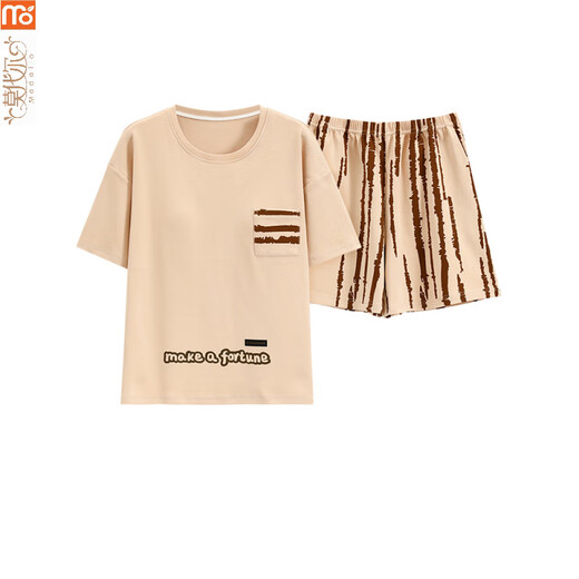 Modal Pyjamas für Frauen im Sommer 2025 Neues Baumwoll-Kurzärmelanzug für Außenbeschläge Cartoon lässig dünne Heimkleidung Y9856 M 75-95jin [Jin ist 0,5 kg]